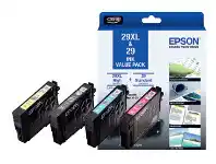 Officeworks Epson 29XL Black and 29 Colour Four Ink Value Pack offer