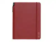 Officeworks Otto A5 Day to Page Financial Year 21/22 PU Diary with Pen offer