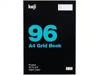 Officeworks Keji A4 96 Page School Grid Book offer