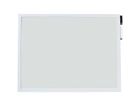 Officeworks Keji Magnetic Whiteboard 490 x 370mm offer