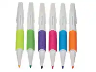 Officeworks Studymate 6 Pack Grip Whiteboard Markers offer