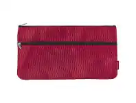 Officeworks Studymate Twin Zip Pencil Cases - Red offer