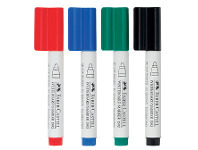 Officeworks Faber-Castell 4 Pack Connector Pen Whiteboard Markers offer