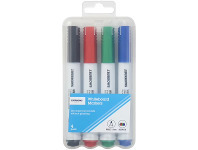 Officeworks J.Burrows 4 Pack Whiteboard Markers offer