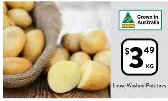 Foodworks Loose washed potatoes offer