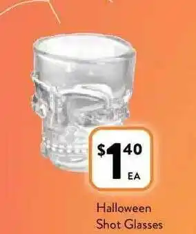 Halloween shot glasses