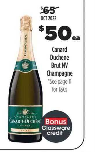 Liquorland Canard duchene brut nv champagne offer