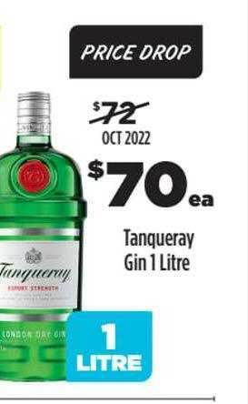 Liquorland Tanqueray gin 1 litre offer