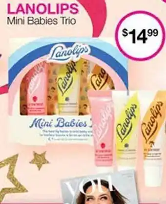 Priceline Lanolips mini babies trio offer