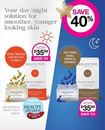 Priceline Skin doctors skincare range offer