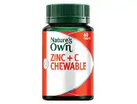 Star Discount Chemist Nature's Own Zinc + C Chewable 60 Tablets offer