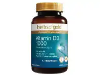 Star Discount Chemist Herbs of Gold Vitamin D3 1000 120 Capsules offer