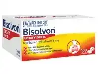 Bisolvon Chesty Forte Tablets 8mg 100 Tablets