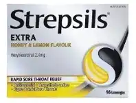 Star Discount Chemist Strepsils Extra Honey & Lemon Flavour 16 Lozenges offer