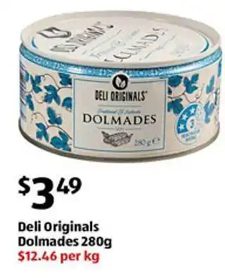 ALDI Deli originals dolmades offer