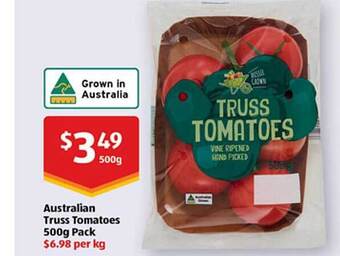 ALDI Australian truss tomatoes offer