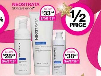 Priceline Neostrata skincare range offer