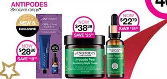 Antipodes skincare range