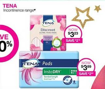 Priceline Tena incontinence range offer