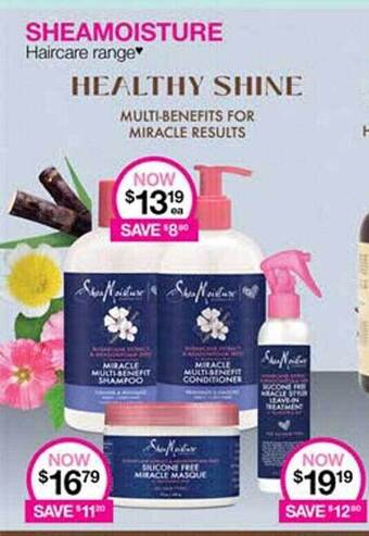 Priceline Sheamoisture haircare range offer