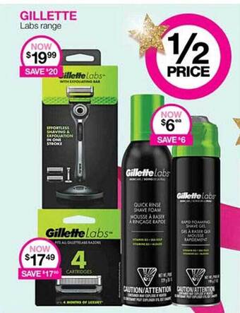 Priceline Gillette labs range offer