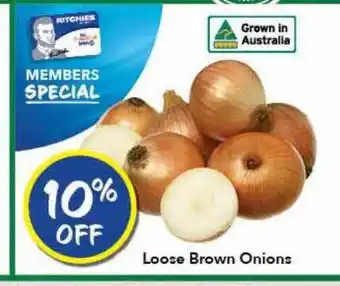 Ritchies Loose brown onions offer
