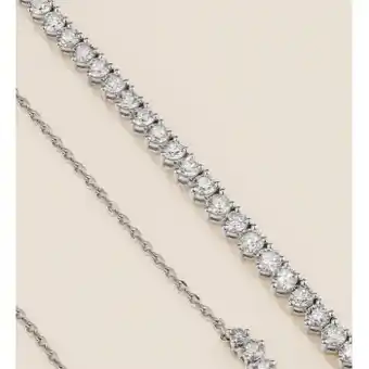 Michael Hill Tennis necklace with 6.5 carat tw of diamonds in 14kt white gold^ offer