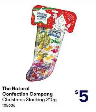 BIG W The natural confection company christmas stocking 210g offer