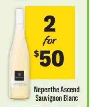 Liquorland Nepenthe ascend sauvignon blanc offer