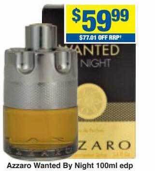 My Chemist Azzaro wanted by night 100ml edp offer