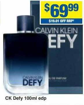 My Chemist Ck defy 100ml edp offer