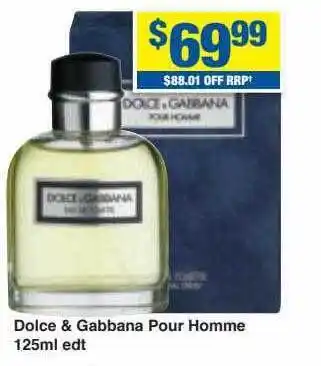Dolce & gabbana pour homme 125ml edt