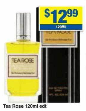 My Chemist Tea rose 120ml edt offer