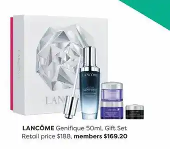 Lancôme genifique gift set retail price