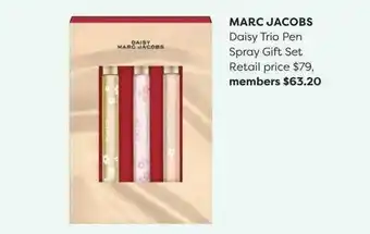 Marc jacobs daisy trio pen spray gift set retail price