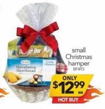 Cheap as Chips Small christmas hamper offer