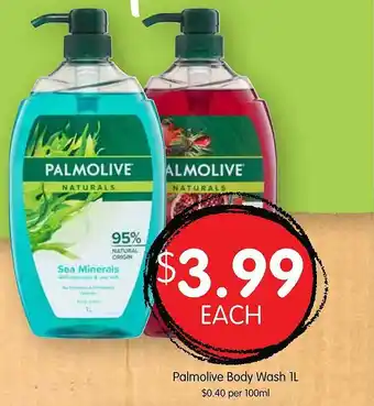 Spudshed Palmolive body wash 1l offer