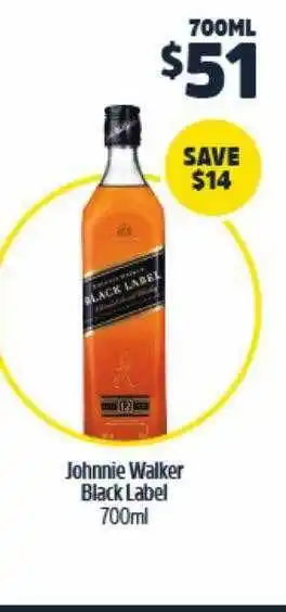 BWS Johnnie walker black label offer