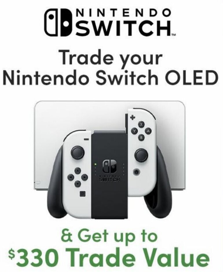 Nintendo Switch Trade Your Nintendo Switch OLED offer at EB Games