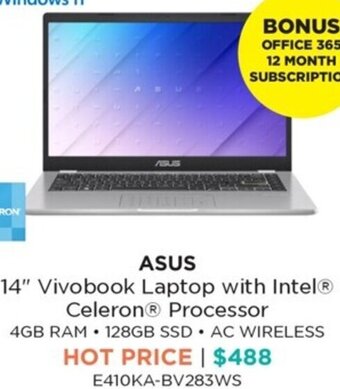 Bing Lee Asus offer
