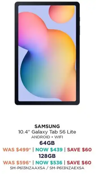 Bing Lee Samsung 64GB offer