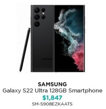 Bing Lee Samsung Galaxy S22 Ultra 128GB Smartphone offer
