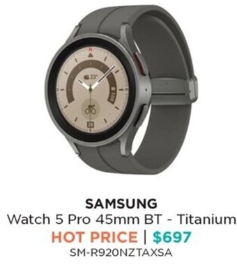 Bing Lee Samsung Watch 5 Pro 45mm BT - Titanium offer