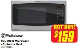 The Good Guys 23L 800W Microwave - Stainless Steel offer