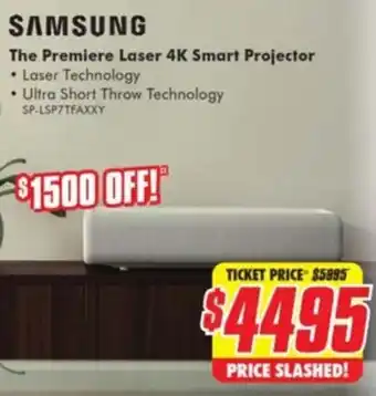 The Good Guys The Premiere Laser 4k Smart Projector offer