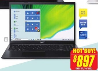 The Good Guys Aspire 5 15.6" Win 11 Laptop offer