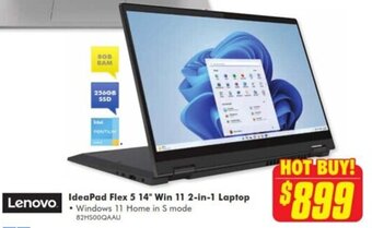 The Good Guys IdeaPad Flex 5 14" Win 11 2-In-1 Laptop offer