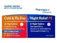 Good Price Pharmacy Pharmacy Choice PE Cold & Flu Day Night 24 Tablets offer