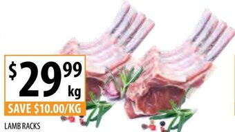 Supabarn Lamb Racks offer