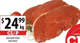 Supabarn Beef Rump Steak Bulk Packs offer